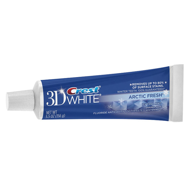 Crest 3D White Arctic Fresh Icy Cool Mint Flavor Whitening Toothpaste 5.5 Oz