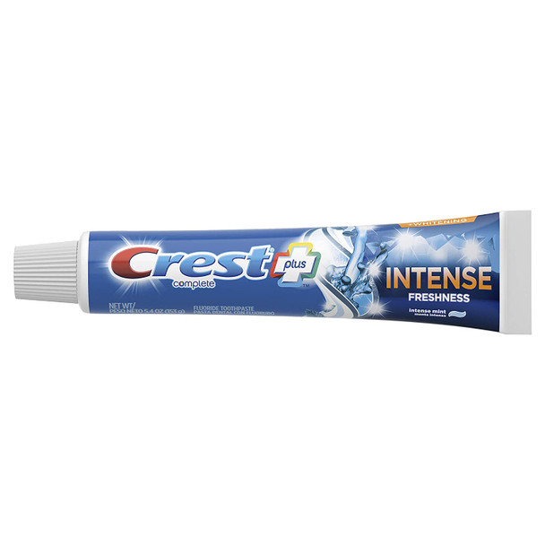 Crest Plus Intense Freshness Complete Whitening Toothpaste, 5.4 Ounce, 6 Count