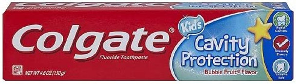 Colgate Kids Bubble Fruit Toothpaste -4.6 oz (pack of 6)
