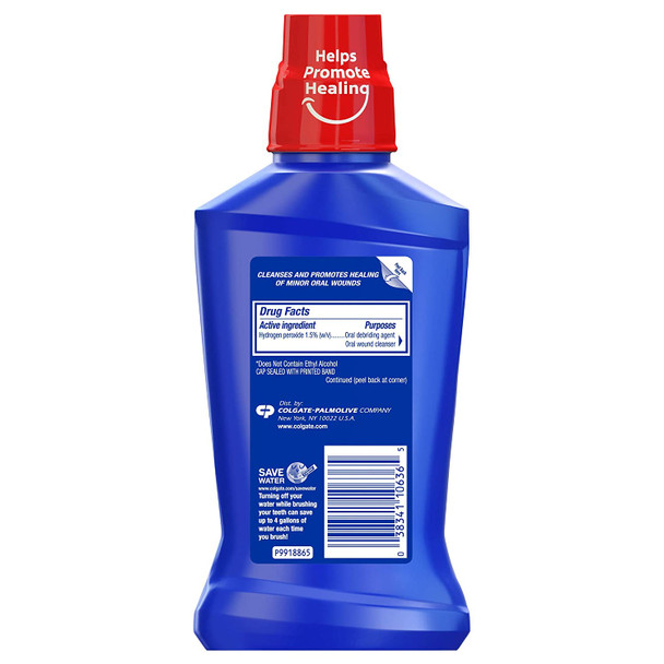 Colgate Peroxyl Antiseptic Mouth Sore Rinse, Mild Mint - 250mL, 8.45 fluid ounce