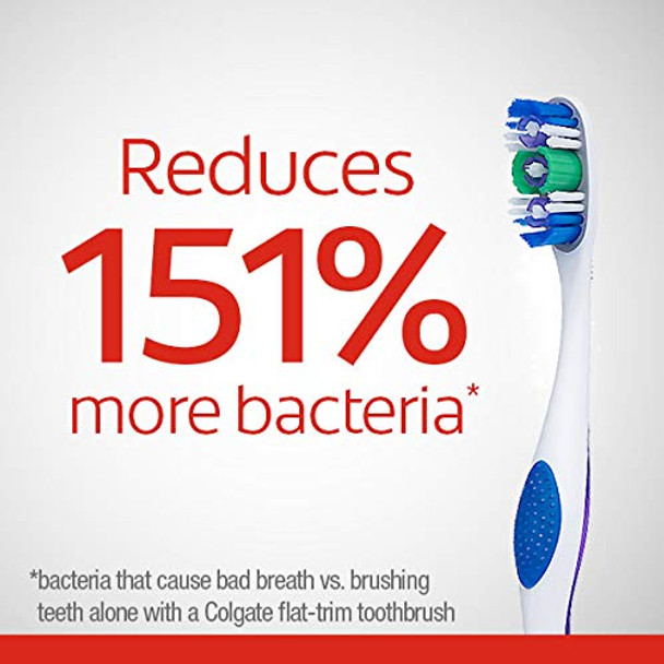 Colgate 360 Medium Toothbrush with Tongue and Cheek Cleaner, 6 Count Colgate 360 Medium Toothbrush with Tongue and Cheek Cleaner, 6 Count