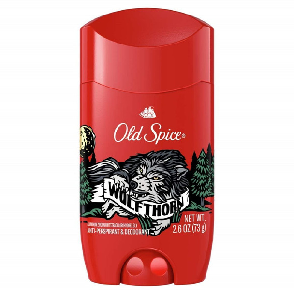 Old Spice Wild Collection Men's Invisible Solid Anti-Perspirant & Deodorant, Wolfthorn Scent 2.6 oz