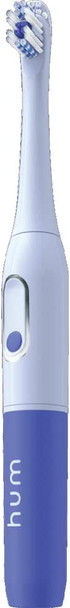 Colgate HB-CN08117A Hum Smart Battery Power Toothbrush with Sonic Vibrations and Travel Case Blue Bundle with Colgate Hum Smart Battery Power Toothbrush with Sonic Vibrations and Travel Case Purple