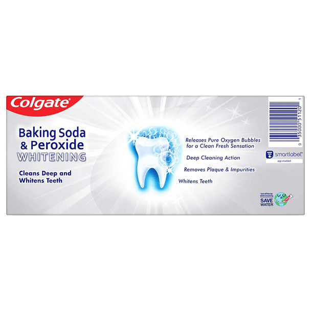 Colgate Baking Soda and Peroxide Whitening Toothpaste - 6 ounce (2 Count)