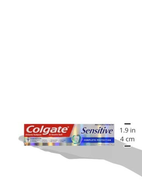 Colgate Sensitive Maximum Strength Toothpaste, Complete Protection, Mint, Clean, 6 Oz