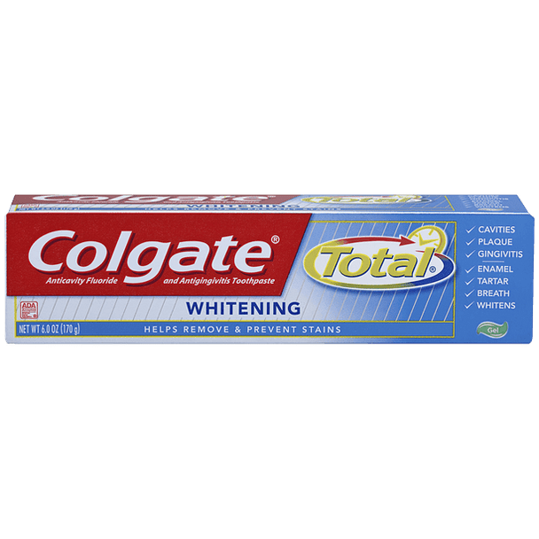 Colgate Total Plus Whitening Gel Toothpaste, 6 oz