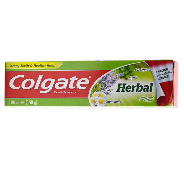 Colgate Fluoride Toothpaste- Herbal 154g (Pack of 4)