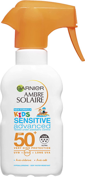 Ambre Solaire Kids Sensitive Sun Cream Trigger Spray SPF50+ 200ml