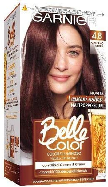 Garnier Belle Color Permanent Hair Coloring, Moka Brown