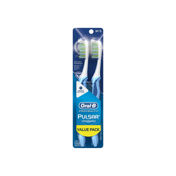 Oral-B Pro-Health Pulsar Soft Toothbrush, Value Pack 2 ea