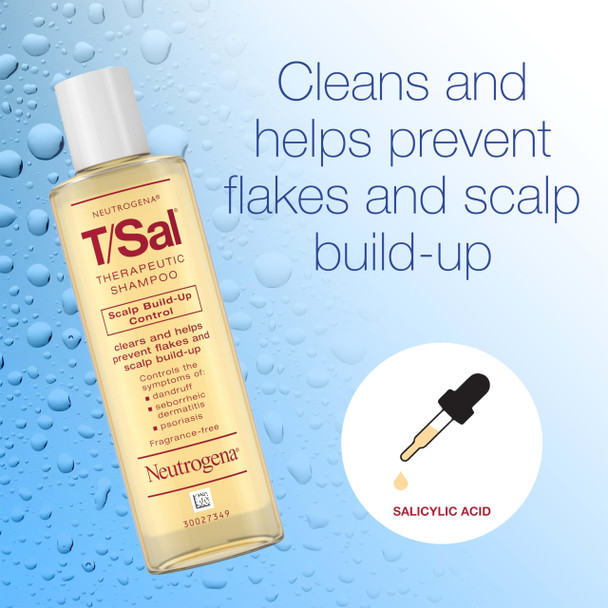 Neutrogena T/Sal Shampoo Scalp Build Up Control, 133ml