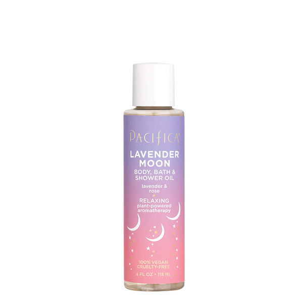 Pacifica Body Bath and Shower Oil - Lavender Moon 4 oz