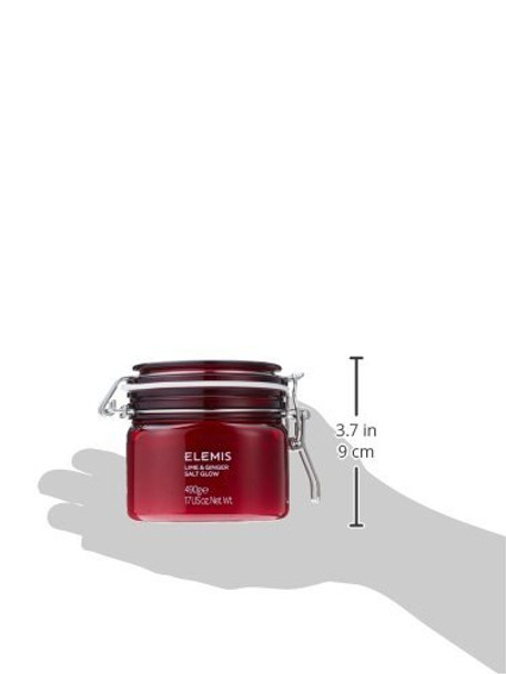 ELEMIS Lime and Ginger Salt Glow | Invigorating Mineral-Rich Salt Scrub Helps to Lock in Moisture and Exfoliates, Smoothes and Softens the Skin | 490g