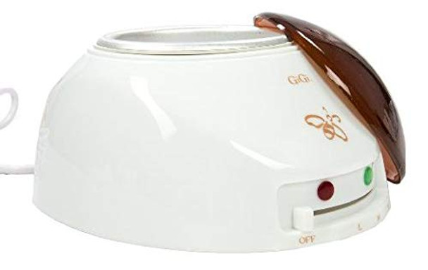 Gigi Professional Wax Warmer, with Temperature Control Lever and Indicator Lights, See-Through Cover Prevents Wax Contamination, and Accommodates 8 Oz. & 14 Oz. Cans