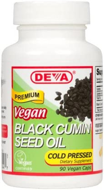Deva Vegan Vitamins Black Cumin Seed Oil, 90 Count