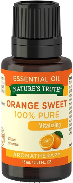 Nature's Truth Aromatherapy Essential Oil Orange Sweet - .5 oz, Pack of 2