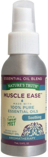 Nature's Truth Muscle Ease Soothing Essential Oil Blend 2.4 oz (Pack of 5)