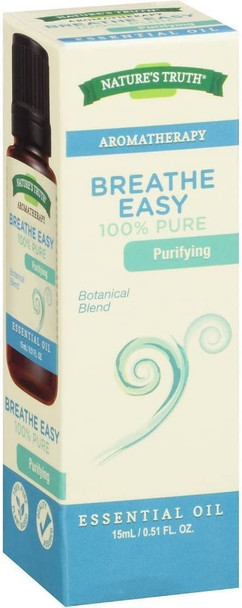 Nature's Truth Essential Oil, Breathe Easy 0.51 oz (Pack of 4)