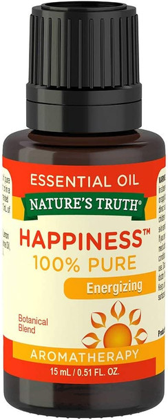 Nature's Truth Essential Oil, Happiness, 0.51 Fluid Ounce (5 Pack)