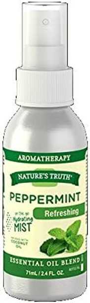 Nature's Truth Peppermint On The Go Hydrating Mist, 2.4 oz. Per Bottle (3 Pack)