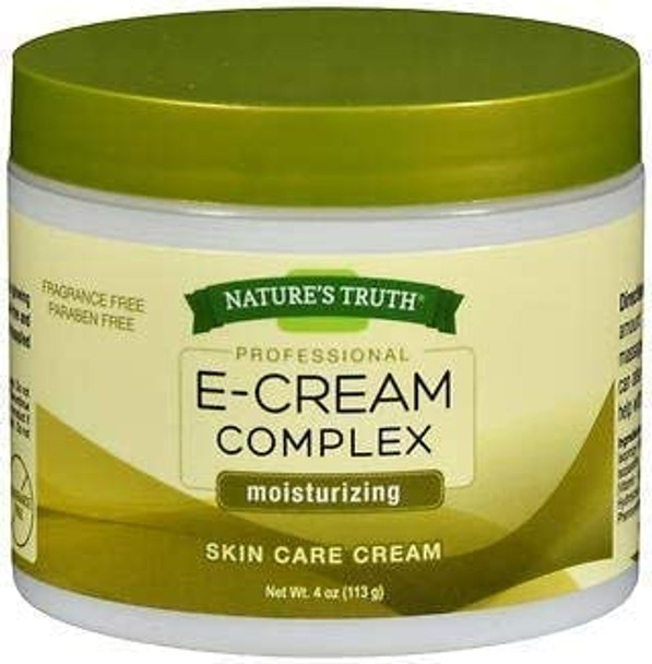 Nature's Truth Professional E-Cream Complex Moisturizing Skin Care Cream - 4 oz