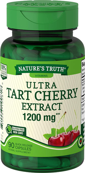 Nature's Truth Ultra Tart Cherry Extract 1200 mg, 90 Count
