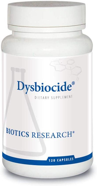 Biotics Research Dysbiocide Supports Normal Gut Health, Healing Of Damaged Intestinal Tissue 120 Capsules
