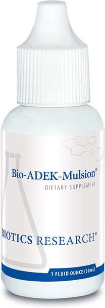 Biotics Research Bio Adek Mulsion - Emulsified Formula, Improved Bioavailability, Supports Healthy Immune Responses, Bone Health, Eye Health, Cardiovascular Health