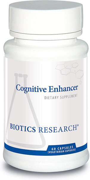 Biotics Research Cognitive Enhancer, Nootropic, Brain Health, Cognition Support, Gpc, Gingko, Huperzia Serrata, Healthy Aging, Neurological 60 Count