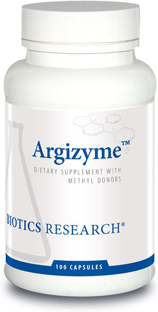 Biotics Research Argizyme Nutritional Support For Healthy Kidneys, Amino Acids, Glandular Support, Urinary Tract Health, Beet Powder, Methyl Donor. 100 Capsules