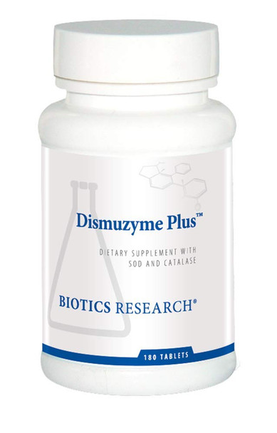 Biotics Research Dismuzyme Plus High Antioxidant Activity, Supports Immune System, Healthy Inflammatory Response. 180 Tablets.