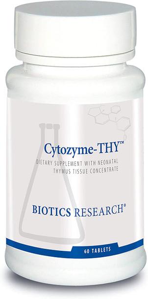 Biotics Research Cytozyme Thy Neonatal Thymus Concentrate. Supports Health of The Thymus Gland. Healthy Immune Response and Inflammatory Processes. Supports Immune System 60 Counts