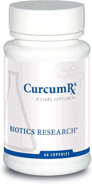 Biotics Research CurcumRx All Natural Turmeric Complex. Over 200 Beneficial Turmeric Root nutrients. Antioxidant .Supports Inflammation Pathways. 60 Count