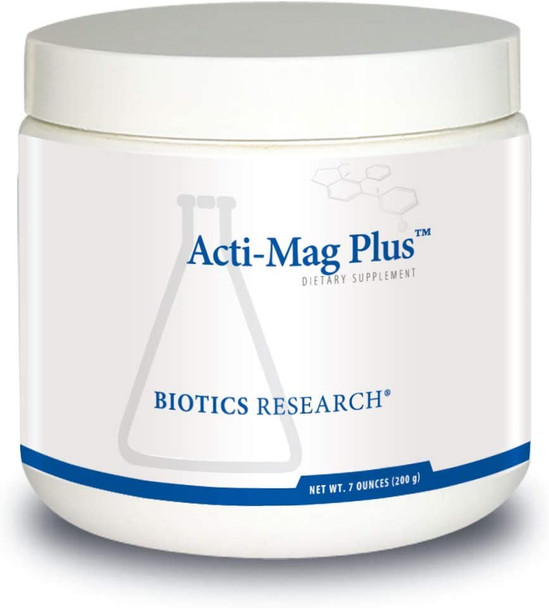 Biotics Research Acti Mag Plus Highly Bioavailable Powdered Magnesium Formula, 400mg Mg/Serving, Optimizes Stress Response, Promotes Relaxation, Healthy Energy Levels, Muscular Comfort 6.7 Ounces
