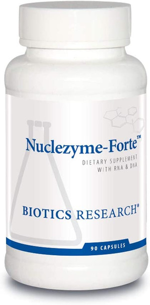 Biotics Research Nuclezyme-Forte™ - RNA/DNA B-Complex. Supplemental Source of RNA and DNA. Fortified Multivitamin/Mineral Formula 90 Caps.