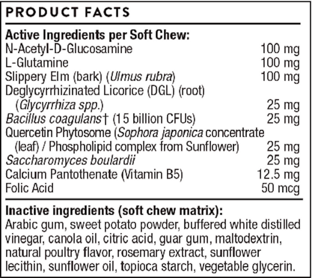 Gastriplex 180 soft chews by Thorne