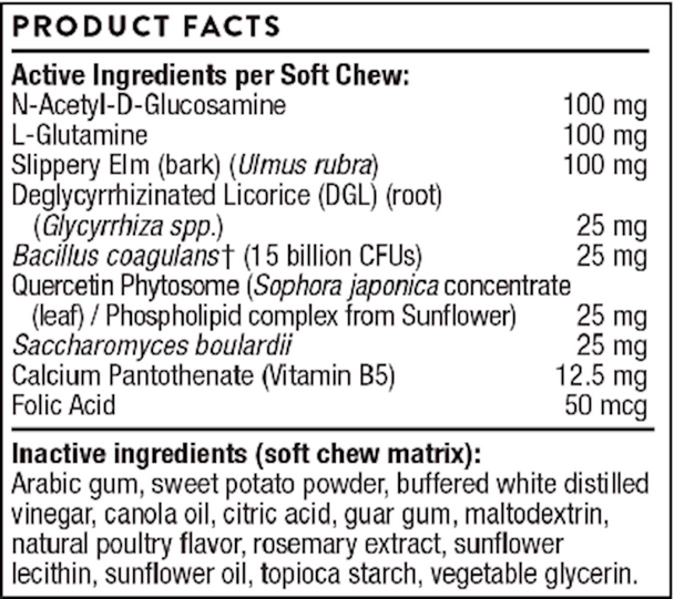 Gastriplex 180 soft chews by Thorne Veterinary