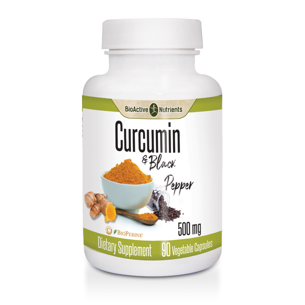 Curcumin with Black Pepper 90 caps by BioActive Nutrients