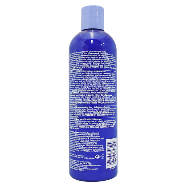 Hask Blue Chamomile and Argan Oil Blonde Care Conditioner, 12 Ounce