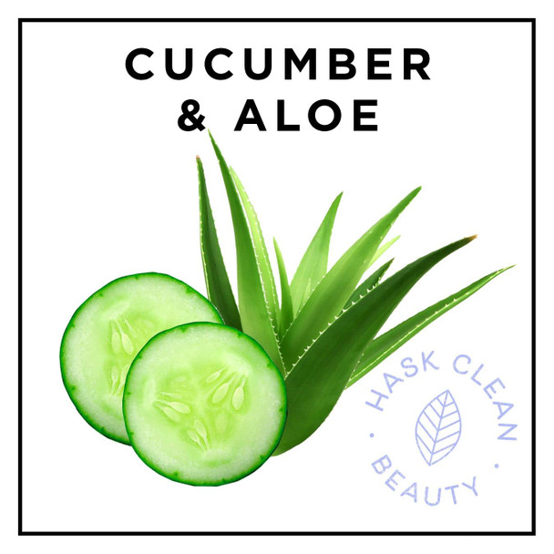 HASK Cucumber + Aloe and Lavender + Vanilla Body Wash Set: Includes 1 Cucumber and Aloe Body Wash and 1 Lavender + Vanilla Body Wash
