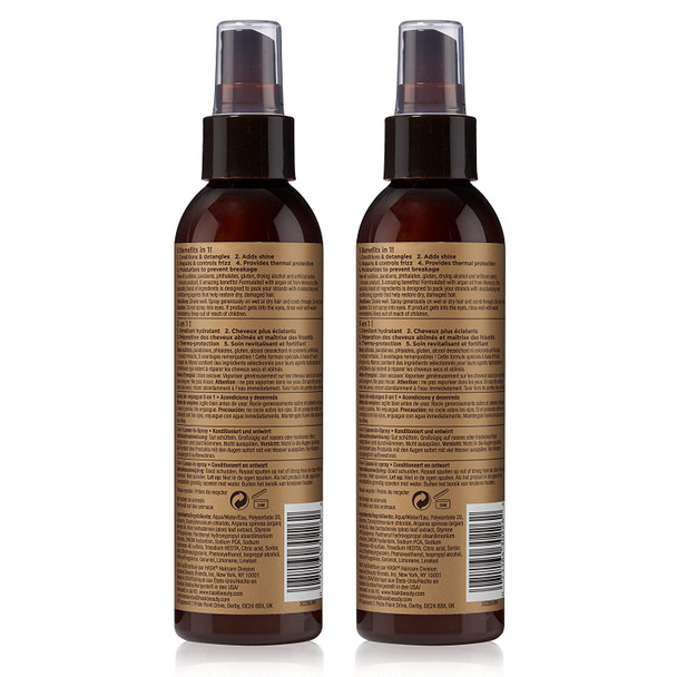 HASK Argan Oil Shampoo and Conditioner Collection: Includes 2 5-in-1 Leave In Conditioners and 1 Shampoo and Conditioner Set