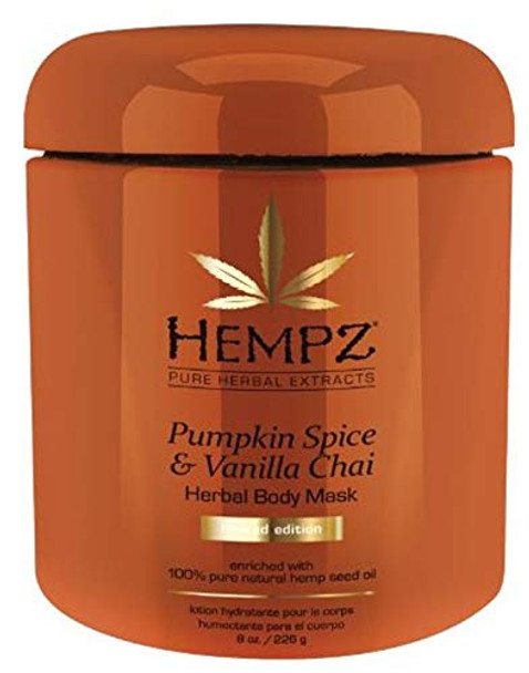 Hempz Pumpkin Spice & Vanilla Chai Herbal Hydrating BODY MASK (8 Ounce)