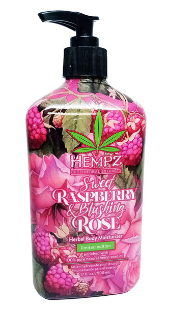 Hempz Sweet Raspberry & Blushing Rose Moisturizer 17oz - Limited Edition