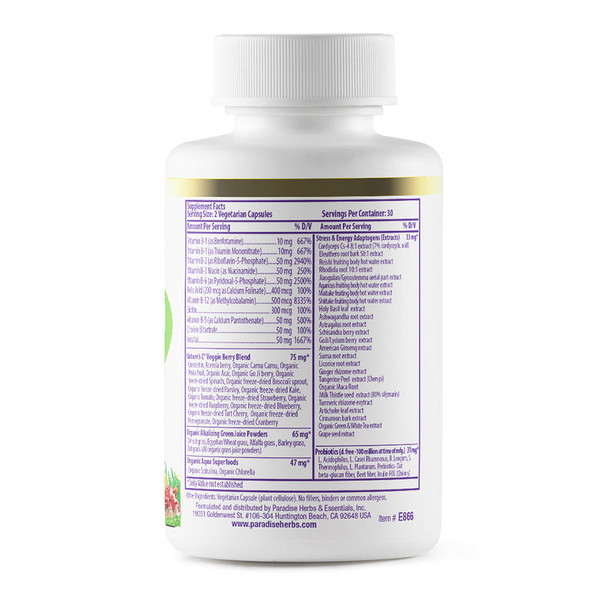 Earth's Blend B-Complex - 60 Vegetarian Capsules