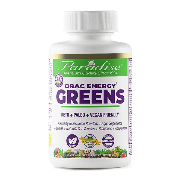 ORAC-Energy Greens, 120 Vegetarian Capsules by Paradise Herbs