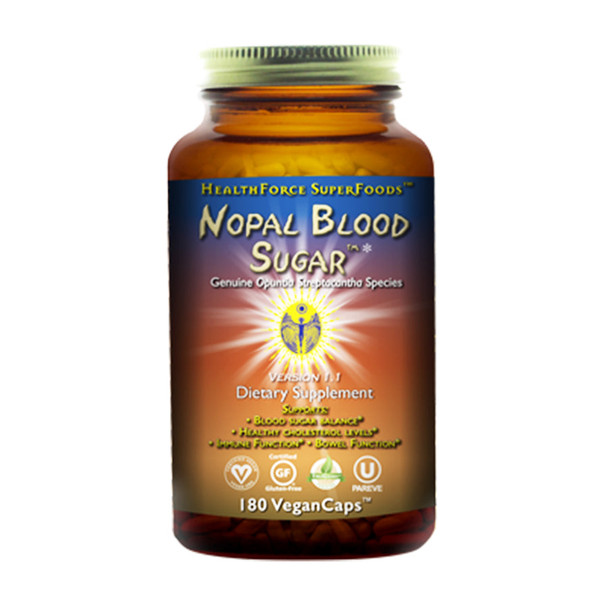 HealthForce SuperFoods Nopal Blood Sugar VeganCa