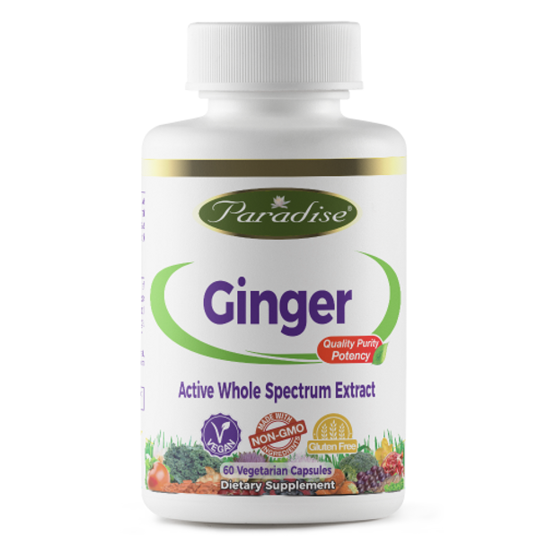 Paradise Herbs Ginger Herbal Extract 60 Vegetarian Capsul