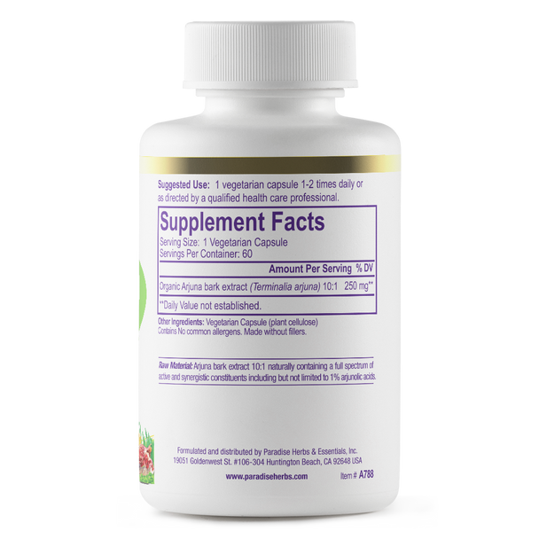 Paradise Herbs Arjuna 60 Vegetarian Capsul Paradise Herbs Arjuna 60 Vegetarian Capsul