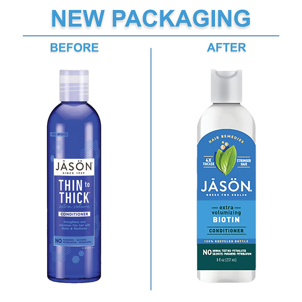 Jason Conditioner, Thin to Thick Extra Volume, 8 Oz