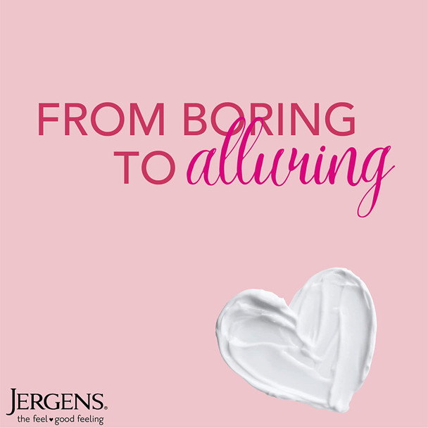 Jergens Rose Body Butter, 7 Fl Oz Lotion, with Camellia Essential Oils, for Indulgent Moisture